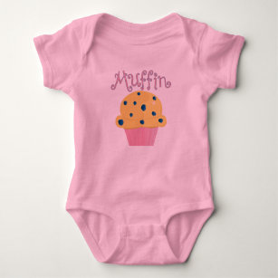 Muffin Cute Blueberry Muffin Baby Bodysuit