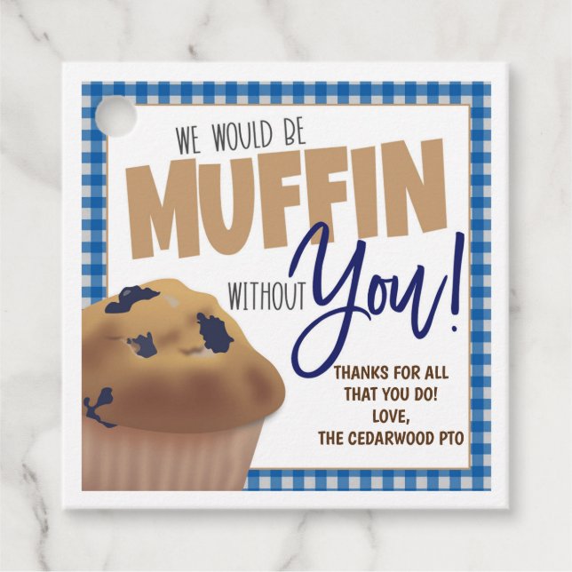 Muffin Gift Tag (Front)