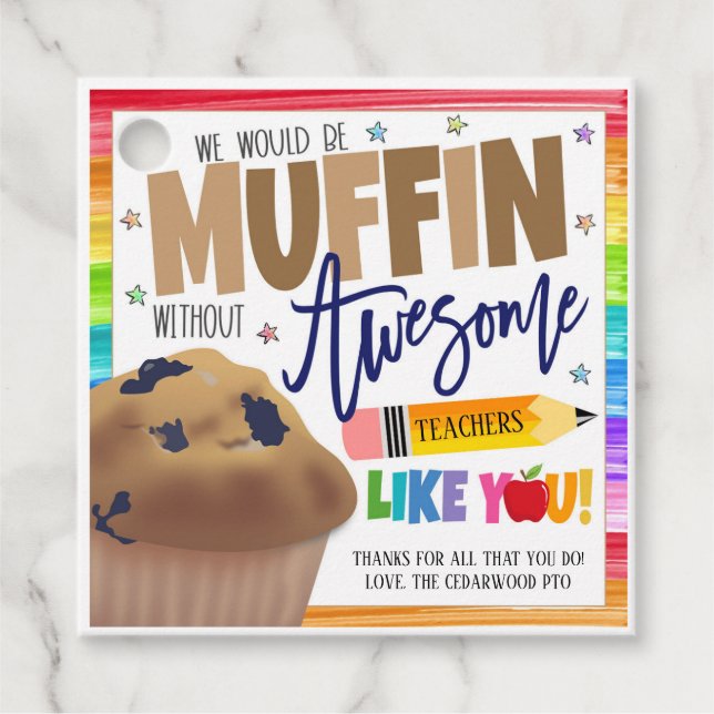 Muffin Gift Tag (Front)