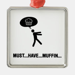 Muffin Lover Metal Tree Decoration