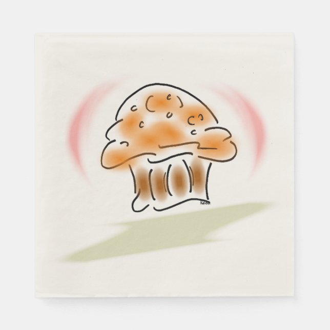 Muffin Morning Brunch Napkin (Front)