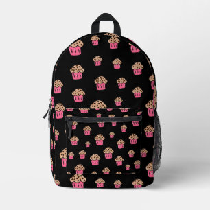 Muffin Pattern Print Cut Sew Bag