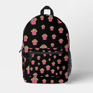 Muffin Pattern Print Cut Sew Bag