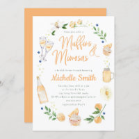 Muffins and Mimosas Bridal Shower Brunch Party 