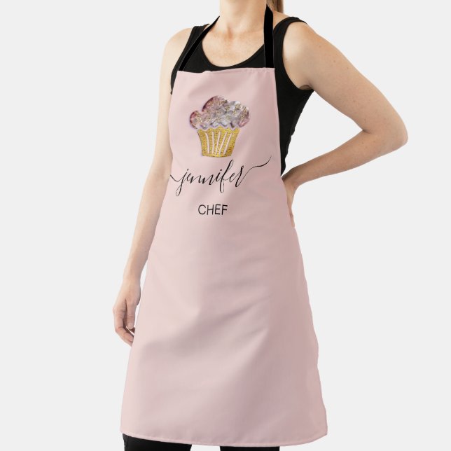 Muffins Bakery Catering Cakes Smile Gold Rose Apron (Insitu)