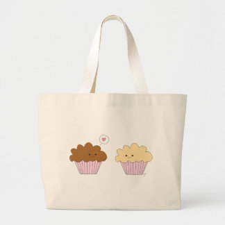 Muffins In Love Large Tote Bag