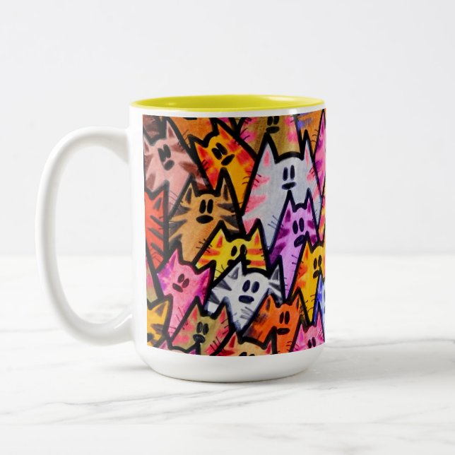Mug - 033 - Cats (Left)