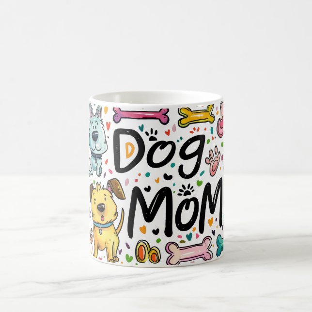 Mug 11 oz Dog Mum Gift Idea for Fur Mothers (Center)
