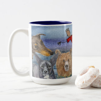 Mug #3 Joanna Flying Over Animals