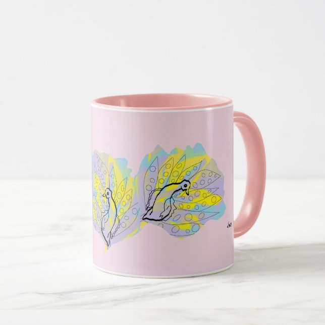 Mug : A Peacock Of Colour (Front Right)