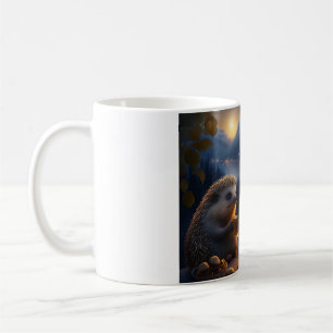 Mug abstract art Hedgehog