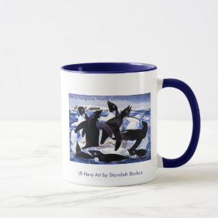 Mug / Adelie Penguins North of Franklin Island