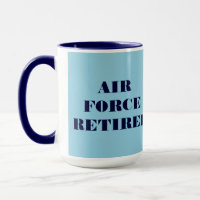 Mug Air Force Retiree