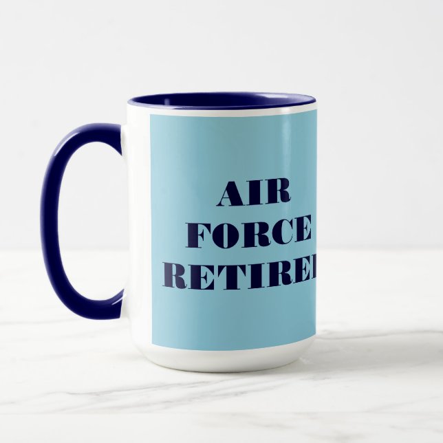 Mug Air Force Retiree (Left)