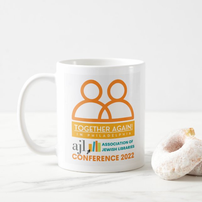 Mug: AJL Conference 2022 Logo Coffee Mug (With Donut)