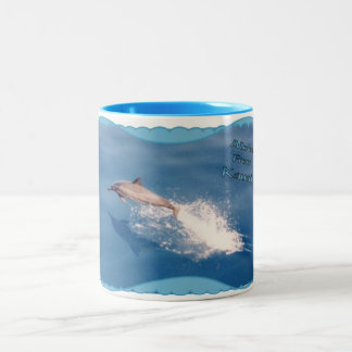 Mug-Aloha From Kauai Dolphin Two-Tone Coffee Mug
