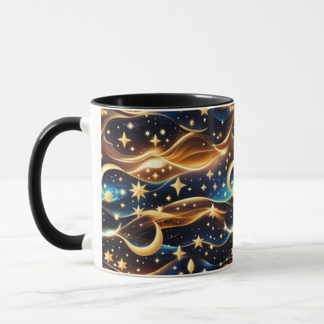 Mug - Amber Celestial Moon (Left)