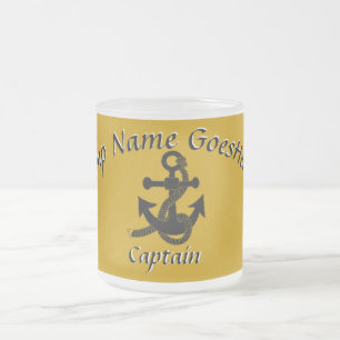 Mug - Anchor with Curved Text in Black