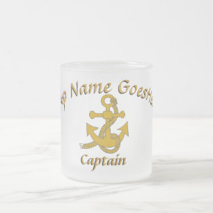 Mug - Anchor with Curved Text in Gold