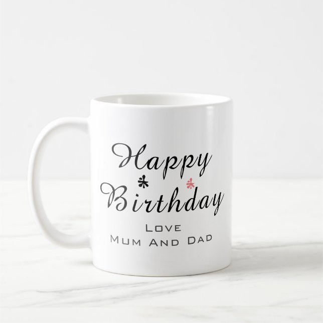  mug and cup happy birthday  (Left)