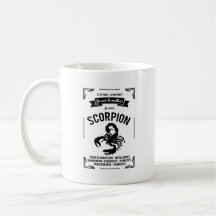 Mug astrological sign of the passionate: Scorpion