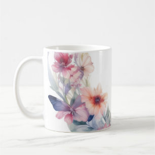 Mug B Flowers & Butterflies