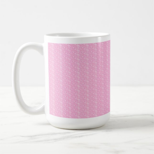 Mug Baby Pink Glitter (Left)