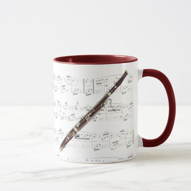Mug - Bassoon with sheet music (Right)