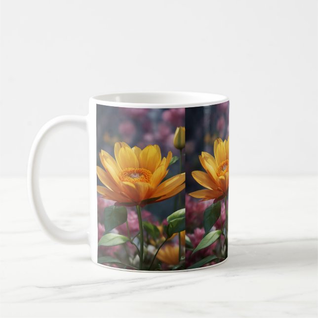 Mug Beautiful Love and Family Symbols Design (Left)