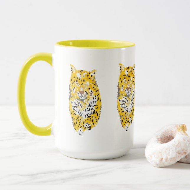 Mug :  Beauty of The Jaguar (With Donut)