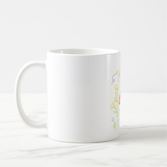 Mug Bee Blue (Left)
