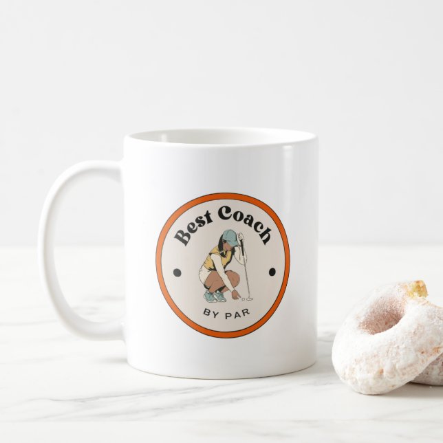 Mug - Best Coach by Par  (With Donut)
