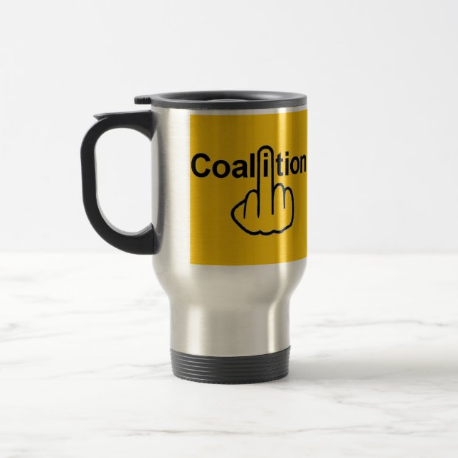 Mug Bird Flipping Coalition Flip (Left)