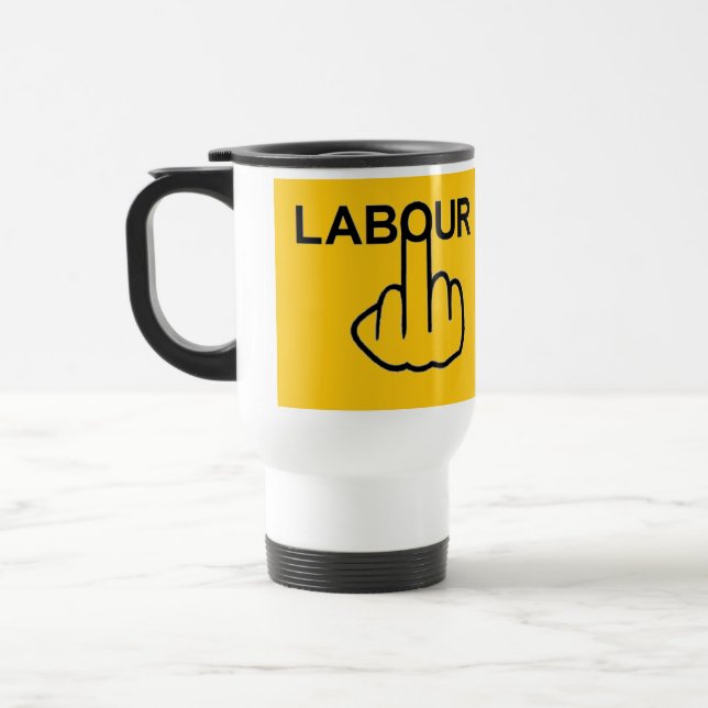 Mug Bird Flipping Labour Flip (Left)