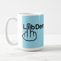 Mug Bird Flipping Lib Dem Flip