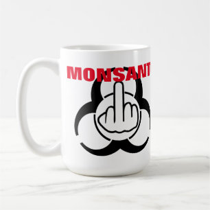 Mug Bird Flipping Monsanto Bio Hazard Flip