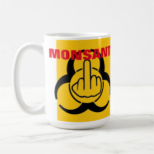 Mug Bird Flipping Monsanto Bio Hazard Flip