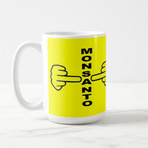 Mug Bird Flipping Monsanto Flip