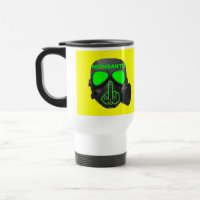 Mug Bird Flipping Monsanto Gas Mask Flip