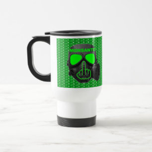 Mug Bird Flipping Monsanto Gas Mask Flip