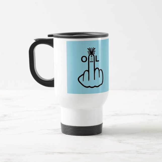 Mug Bird Flipping Oil Flip (Left)