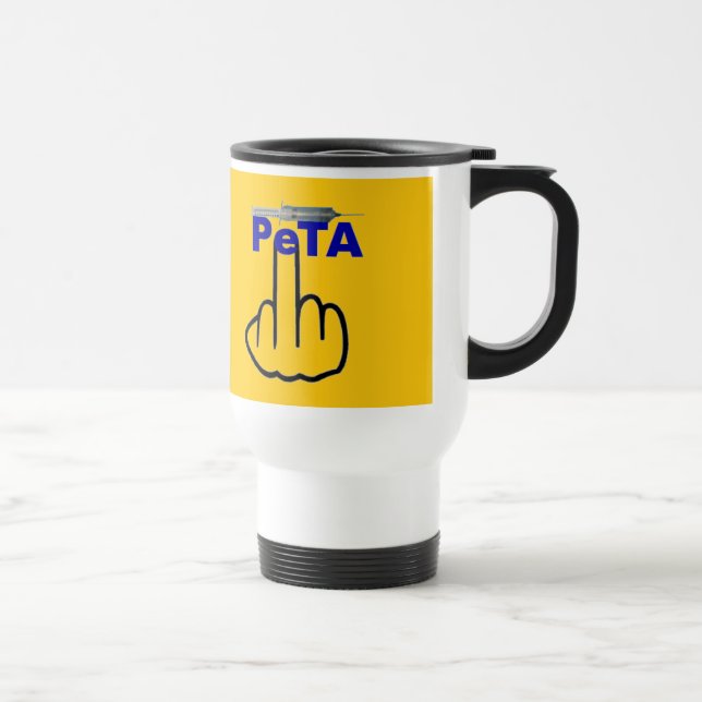 Mug Bird Flipping Peta Flip (Right)