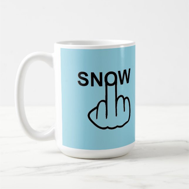 Mug Bird Flipping Snow Flip (Left)