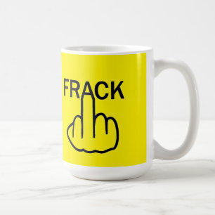 Mug Bird Flipping Stop Fracking