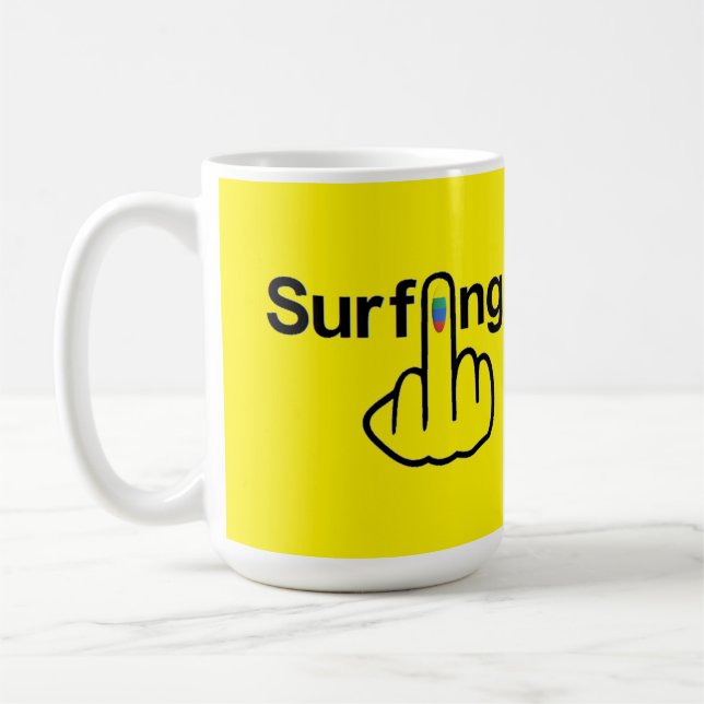 Mug Bird Flipping Surfing Flip (Left)