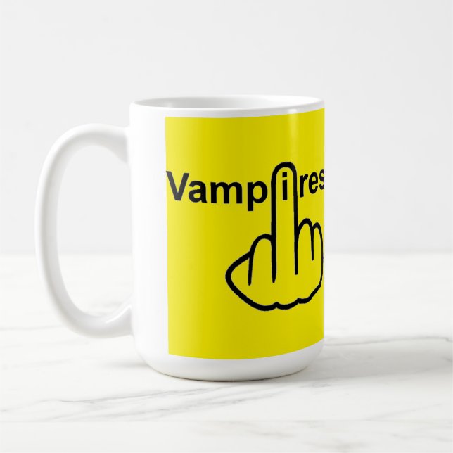 Mug Bird Flipping Vampires Flip (Left)