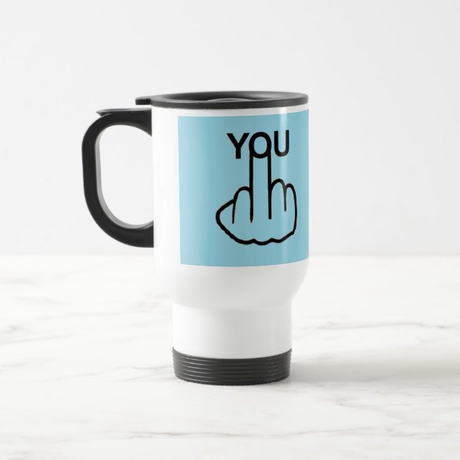 Mug Bird Flipping You Flip (Left)