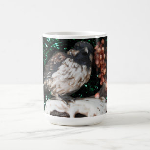 Mug Bird Winter Scene