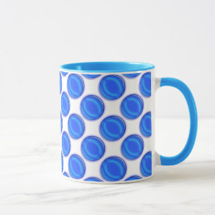 Mug - Blue dots
