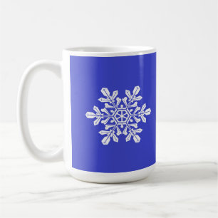 Mug Blue Snow Flake